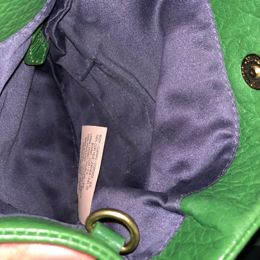 Juicy Couture small green leather purse/clutch - Picture 5 of 6